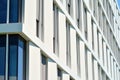 Modern office building wall made of steel and glass Royalty Free Stock Photo