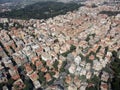 Urban aerial landscape Rome Italy