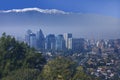 Urban air pollution over the city of Santiago in central Chile