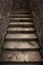 Urban ancient staircase of stone