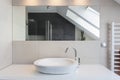 Urban apartment - bath counter Royalty Free Stock Photo