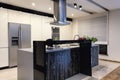 Urban apartment - Contemporary kitchen Royalty Free Stock Photo