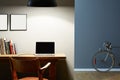 Urban office night time Royalty Free Stock Photo