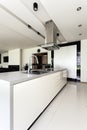 Urban apartment - kitchen interior Royalty Free Stock Photo