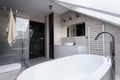 Urban apartment - stylish bathroom Royalty Free Stock Photo