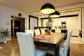 Urban apartment - Wooden table in dining room