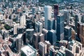 Urban architecture aerial view