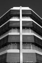 Urban architecture in black and white Royalty Free Stock Photo