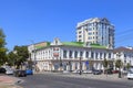 Urban architecture of Novorossiysk on a clear summer day Royalty Free Stock Photo