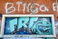 Urban Art in Freo, Western Australia Royalty Free Stock Photo