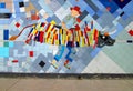 Urban Art, Mosaic Colors Toro, Venezuela.