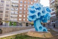 Urban art, sculpture arbre de la pau, tree of peace, by Jeronimo Uribe in Castellon,Spain.