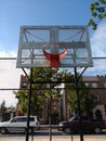 Urban Basketball Hoop, Astoria, Queens, NYC, USA