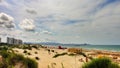 Urban Beach in Anapa on the Black Sea, Russia