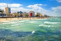 Urban beach in Sousse. Tunisia, North Africa