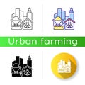 Urban beekeeping icon