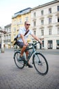 Urban biking Royalty Free Stock Photo