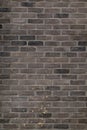 Urban Brown Brick Wall Texture in Aged Construction, Grunge Stone Pattern on Solid Surface, Abstract Old Building Block Background Royalty Free Stock Photo