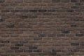 Urban Brown Brick Wall Texture in Aged Construction, Grunge Stone Pattern on Solid Surface, Abstract Old Building Block Background Royalty Free Stock Photo