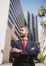 Urban business man. Casual businessman wearing suit jacket. Portrait of a mature businessman. Ambitions concept and