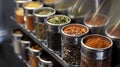 Urban Chic Magnetic Spice Rack for Compact Spaces