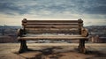 urban city bench