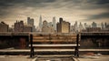 urban city bench