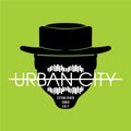 Urban city graphic design for t shirt print, vector image illustrations.