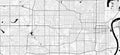 Urban city map of Omaha. Vector poster. Grayscale street map Royalty Free Stock Photo