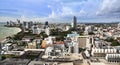 Urban city Skyline, Pattaya bay and beach, Thailand.