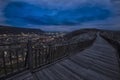 Urban City View. View of Provadia City in Bulgaria from Ovech Fortress Royalty Free Stock Photo