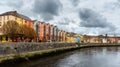 Urban cityscape of cork city and river lee in Ireland europe