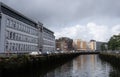 Urban cityscape of cork city and river lee in Ireland europe Royalty Free Stock Photo