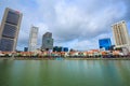 Urban cityscape view of Singapore