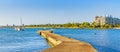 Urban Coastal Scene, Montevideo city, Uruguay