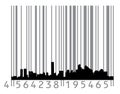 Urban concept with barcode Royalty Free Stock Photo