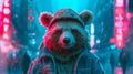 Urban-cool bear in