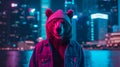 Urban-cool bear in