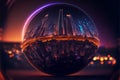 Urban Cosmos: AI-Crafted City Inside a Sphere