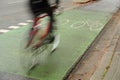 Urban Cycle Path, Vancouver Royalty Free Stock Photo