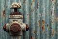 Urban Decay: Corroded Fire Hydrant Royalty Free Stock Photo