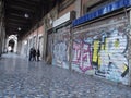 Urban degradation in Rome, Italy