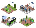 Urban Ecology Isometric Set