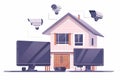 Urban environments benefit from networked CCTV, smart home technologies, and security operations for city safety.
