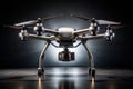 Urban Exploration Drone Advanced Quadcopter Gimbal with Front Sensors and Highlighted Propellers Ideal for Aerial