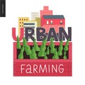 Urban farming and gardening logo