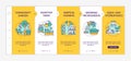 Urban farming onboarding vector template