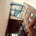 Urban fire escape Royalty Free Stock Photo