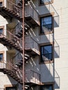 Urban fire escape Royalty Free Stock Photo