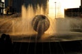 Urban fountain Royalty Free Stock Photo